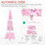 Arbre de Noël artificiel avec base en acier robuste, 1000 branches-2040319112