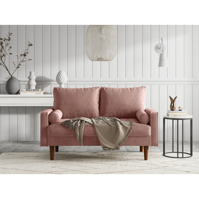 Maeesha 70" Velvet Square Arm Living Room Set
