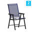 Chaise de patio pliante d'extérieur Hedgesville-86859329