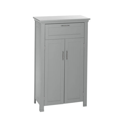 RiverRidge Somerset Two-Door Bathroom and Laundry Storage Cabinet with Drawer and Adjustable Shelf