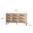 Maysa 9-Drawer Wooden Dresser with Sculpted Front