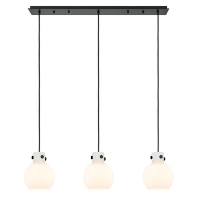 Luminaire suspendu sphère 3 lumières Amrith