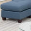 Canapé modulaire réversible en polyfibre capitonné-17045304