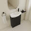 Meuble-lavabo autoportant avec lavabo, portes à fermeture douce-29986833