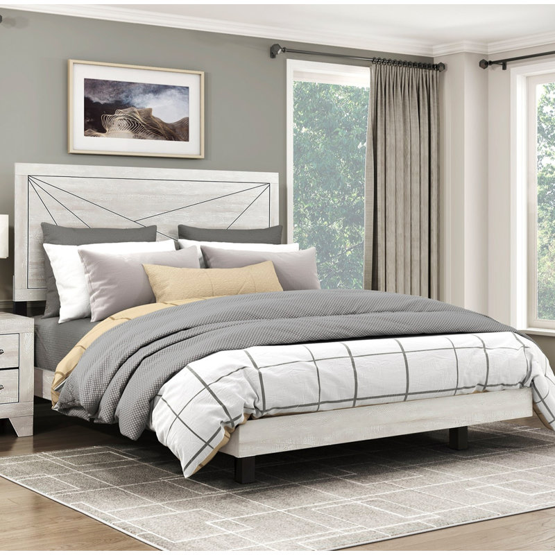 Tête de lit contemporaine en bois durable 1pc