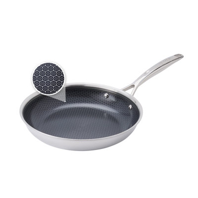 Henckels Paradigm Ceramic 10-Inch Stainless Steel Dual Performance Fry Pan