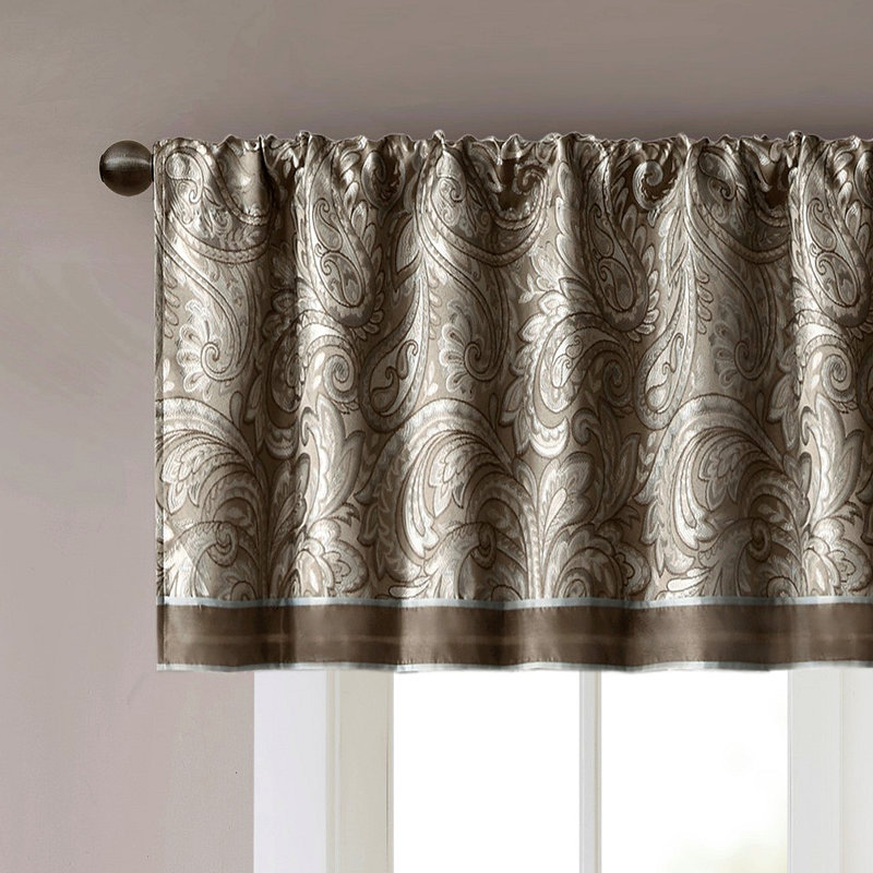 Cantonnière jacquard 50 x 18 po