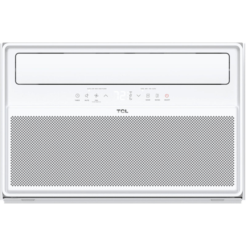TCL Q-Series 12,000 BTU 550 Sq. Ft. Smart Inverter Window Air Conditioner with Heater, Remote Control & Wi-Fi Compatibility