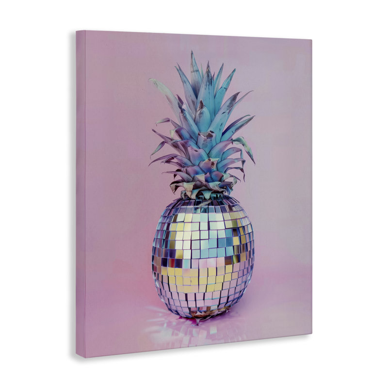 «Dazzling Disco Ball Pineapple», conception par Arlington Prints, H 30 po x l 24 po