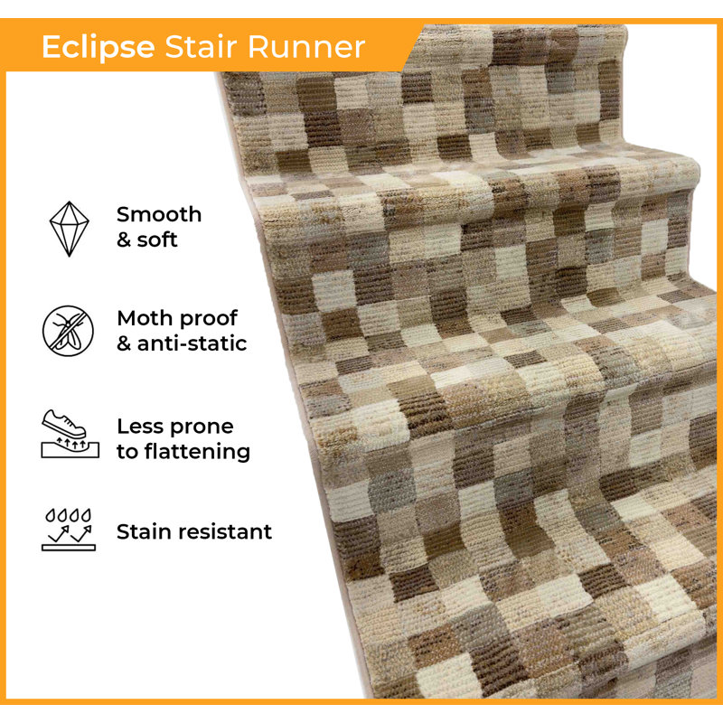 Stair Runner Abstract Area Rug, Stair Runner 66 x 450 cm
