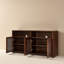 Armoire de rangement 63 po Mid-Century-1227858176