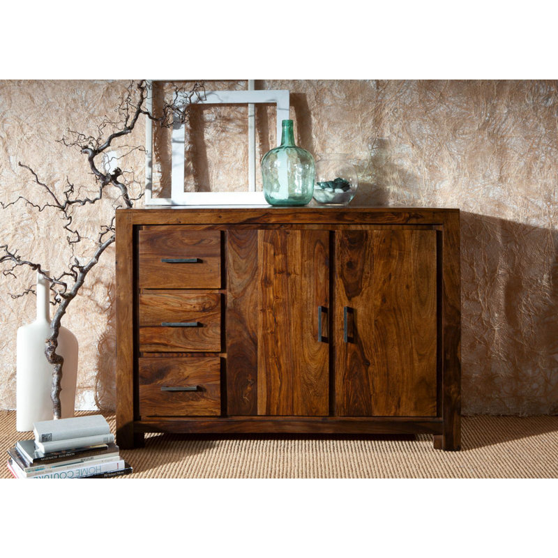 Metro Life 118cm Solid Wood Sideboard