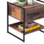 Brannan 44cm W Manufactured Wood Bedside Table