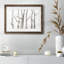 Birch Trees II - reproduction encadrée rustique avec tableau mat-689630020-689630023