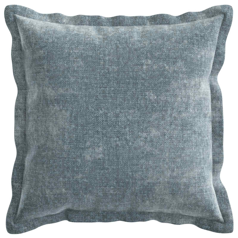  Cushion Cover HOUTEN Chenille Fabric Home Decor Textile Accessory Room, 6, 30 cm W x 30 cm D, Light Blue