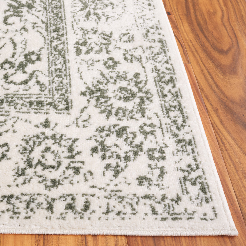 Floral Area Rug, Square 183cm