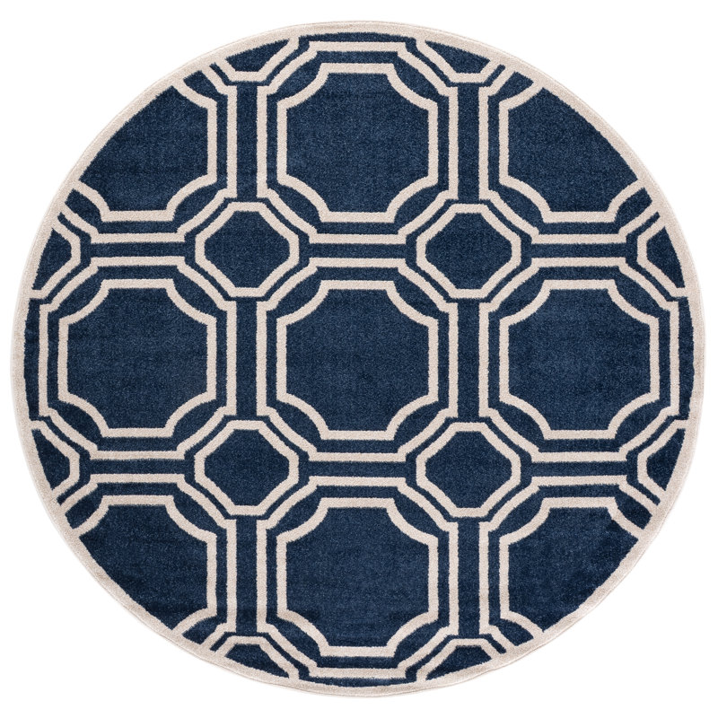 Amherst Performance Geometric Rug, Round 7'