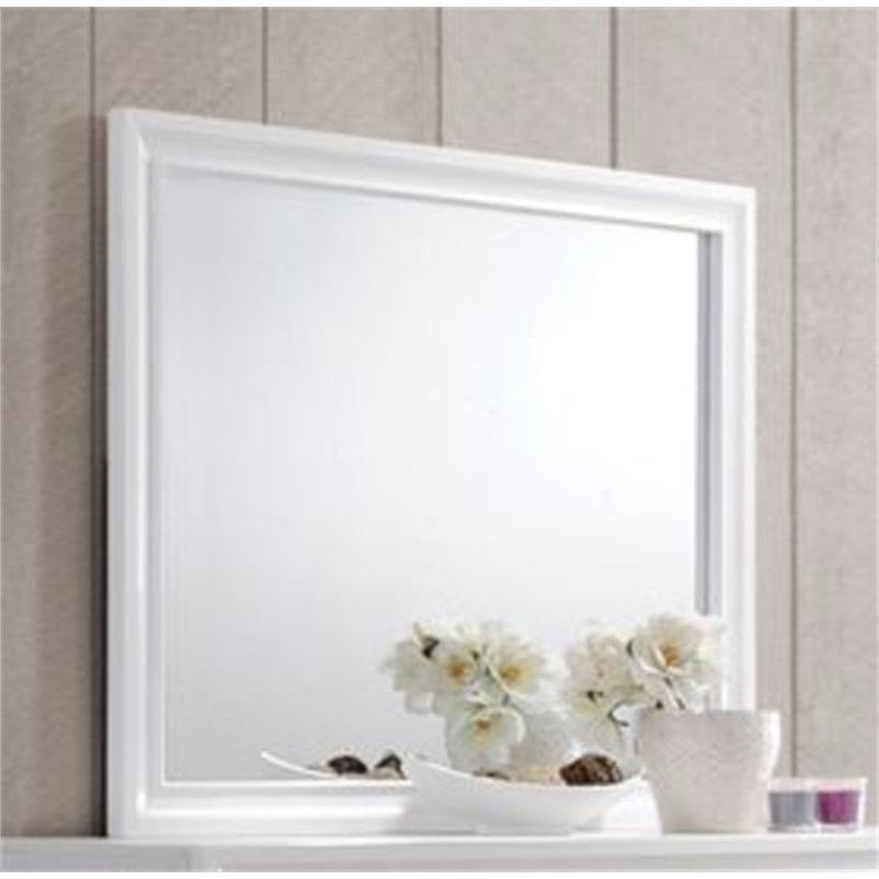 Miroir Naima, Blanc