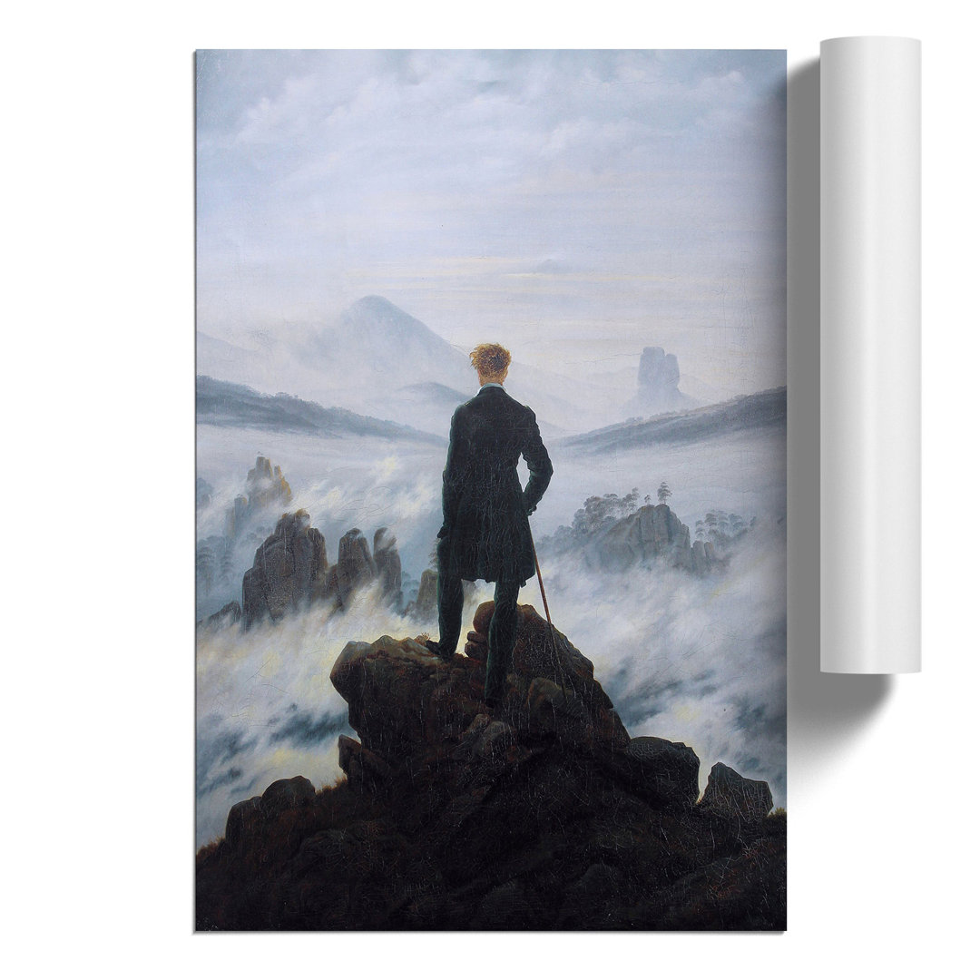 Wanderer Above the Sea of Fog by Caspar David Friedrich - Frameless Print