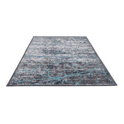 Rectangular Abstract Area Rug