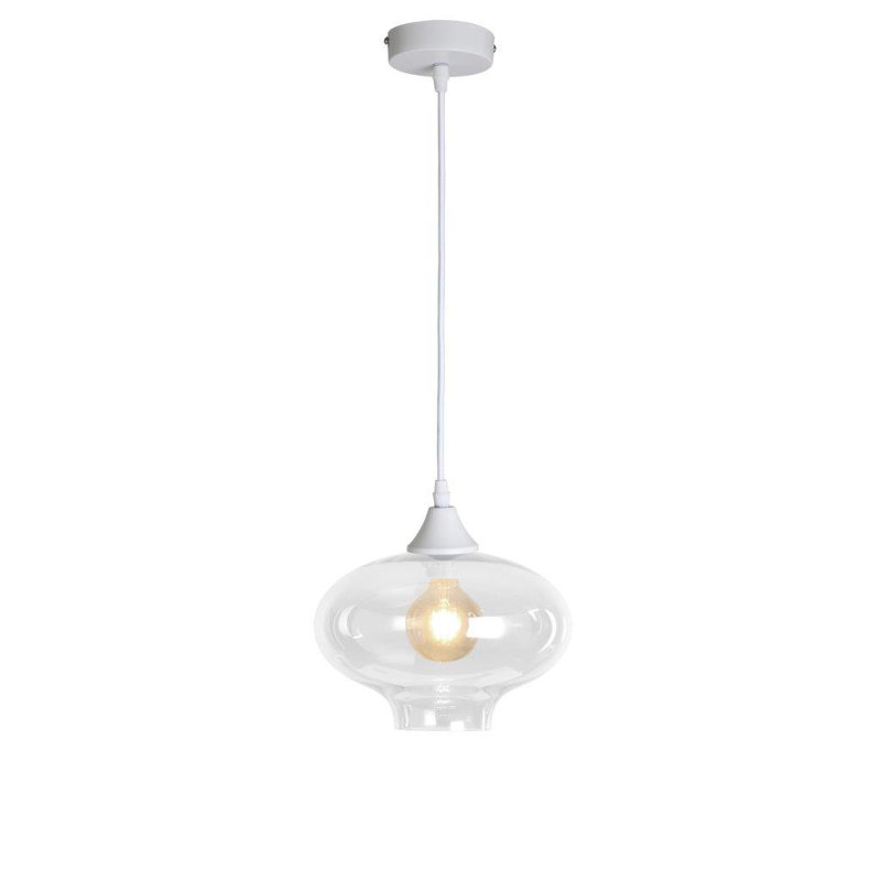 Cardiff 1 - Light Cylinder Pendant, White