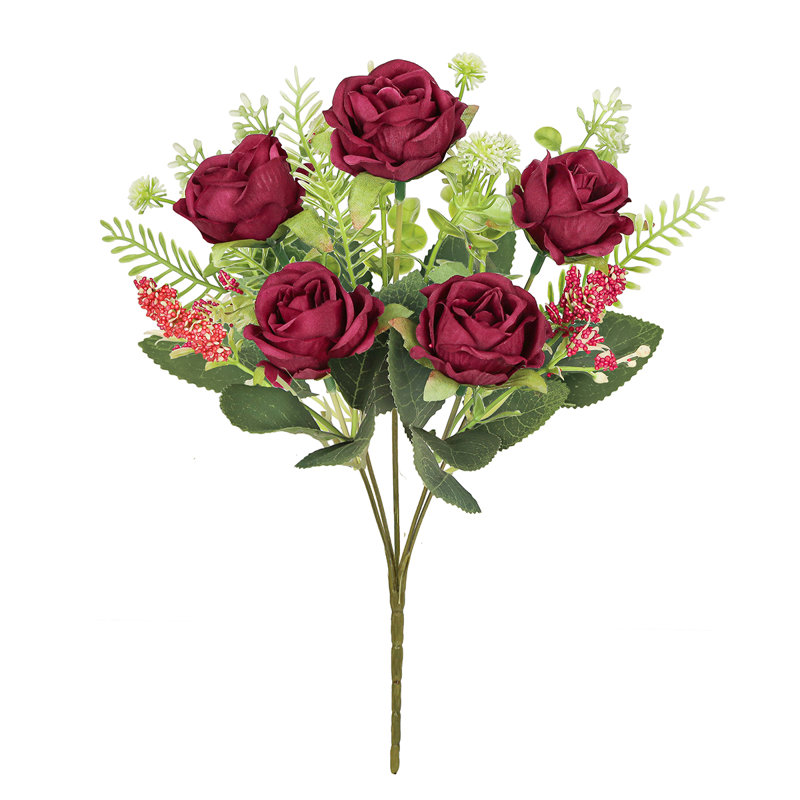 Bouquet de petites fleurs artificielles, Bourgogne