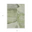 Tapis intérieur / extérieur 3 pi x 5 pi vert et gris à motif d'artichauts lavables