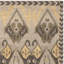Tapis ikat en laine / coton noué à la main Nesika en brun / or / beige-1257632846
