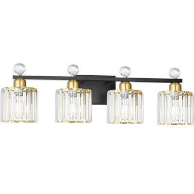 Luminaire de meuble-lavabo de salle de bain, luminaire de salle de bain moderne en cristal, luminaires de meuble-lavabo, luminaire au-dessus du miroir, lampe murale pour armoire de salon, porche de chambre à coucher