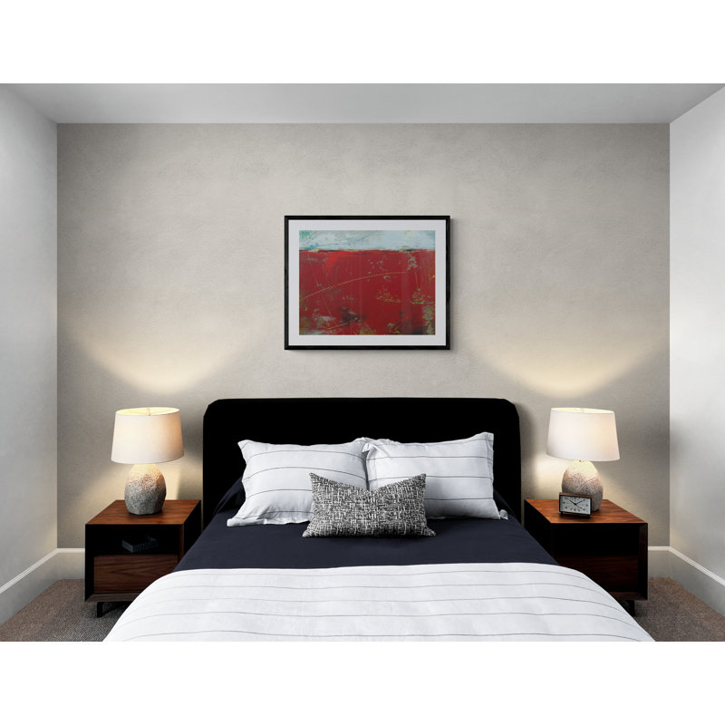 Ferrari Run Print by Victoria Primicias, Black Framed Paper, 25.25" H x 31.25" W