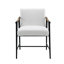 Chaise avec accoudoirs rembourrée Sorine-1790507198