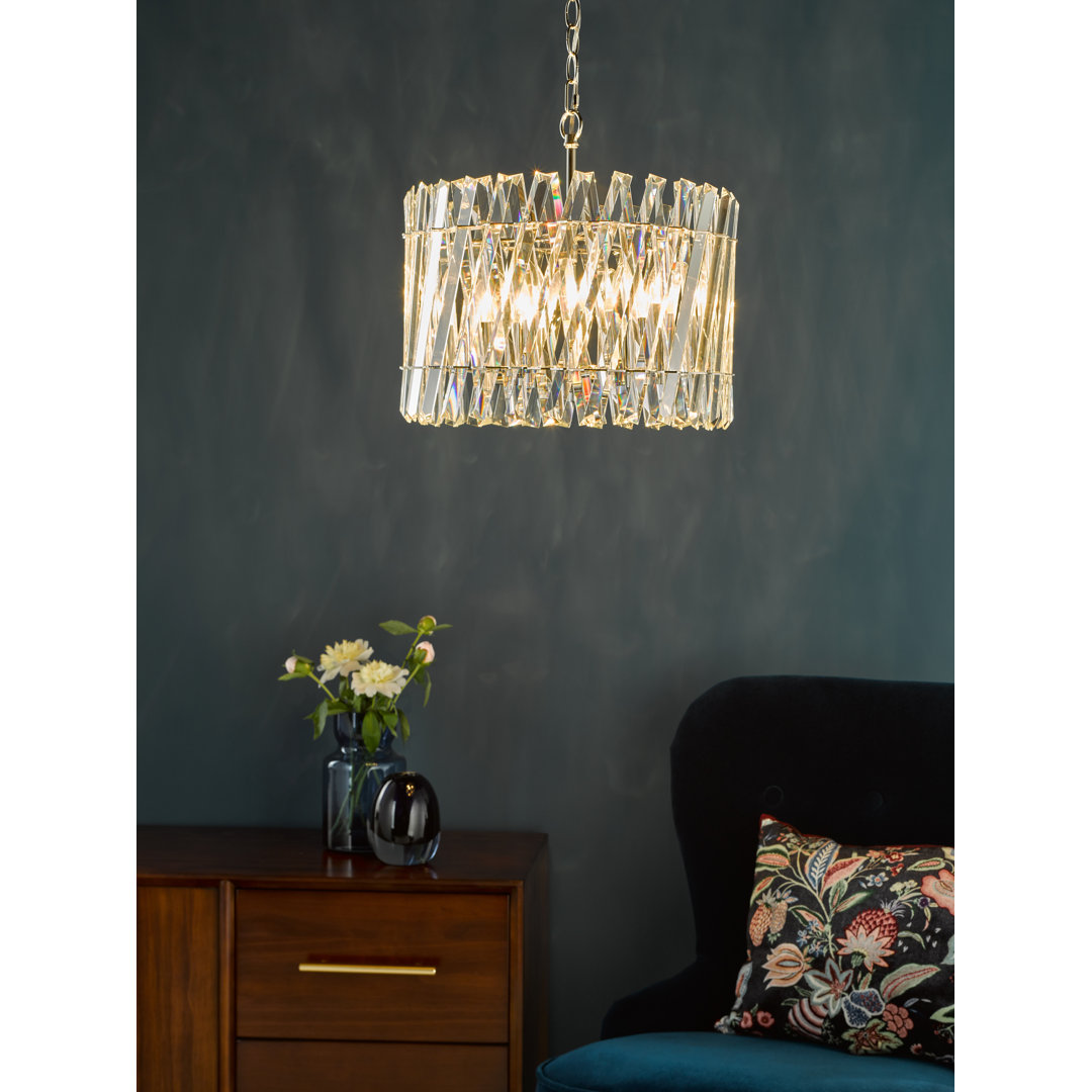 - Light Polished Nickel Pendant