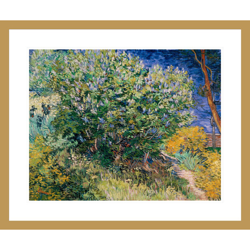 Lilas Bush par Vincent van Gogh, H 23,5 po x l 28,04 po