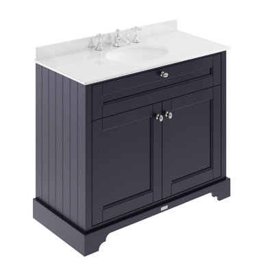 Old London 1000mm Free-standing Single Vanity Unit