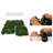 Jungle Mix Foliage UV-protected for Outdoor Decor. 20"x20" panels (Set of 12)-380199373