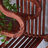 Solid wood shelving floor-to-ceiling flower stand