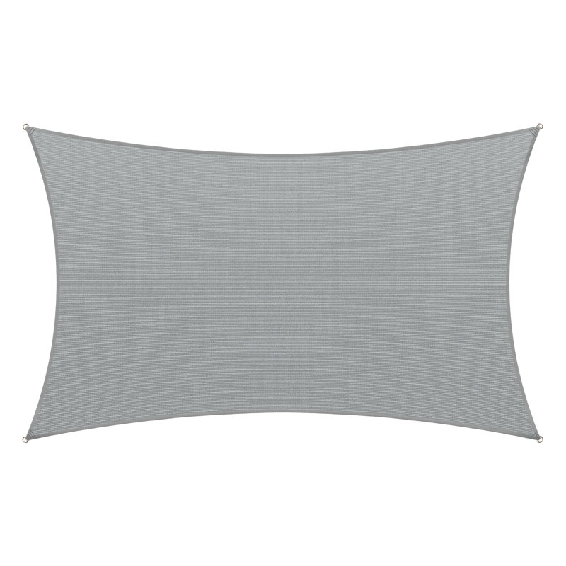 Voile d'ombrage royal 200 g / m² Royal Shade, Gris, Bordure de jardin 13 pi