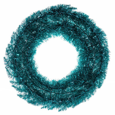 30" Gold Tinsel Artificial UnLit Fir Wreath