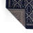 Navy Rectangle Polypropylene 7'10" X 10' Rug