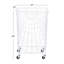 Metal Deep Set Metal Mesh Laundry Basket Storage Cart with Wheels and Handles-62972726-62972722