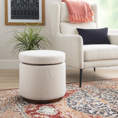 Repose-pieds en sherpa Thurleigh