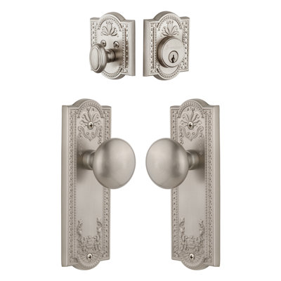 Parthenon Complete Entry Knob Set with Deadbolt