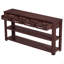 Élégante console avec 4 tiroirs et 2 tablettes, idéale pour les vestibules et les salons.-900852072