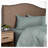 Cotton Percale Sheet Set - Deep Pocket Bedding Bundle with 4 Pieces: 1 Flat Sheet, 1 Fitted Sheet, 2 Pillowcases - Crisp, Cool, Strong Linens-115840802-115840831