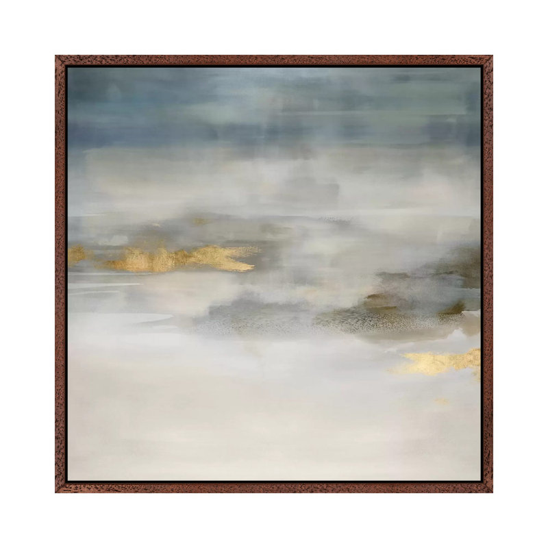 Ethereal II by Rachel Springer - Print on Canvas, 45.72 cm H x 45.72 cm W, Classic Brown Wood Framed