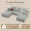 Canapé modulaire Boneless 96 po Cloud Couch-2021107609-2021107607