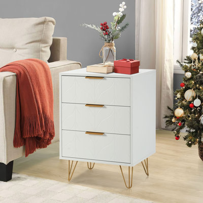 Unia 50cm W Bedside Table