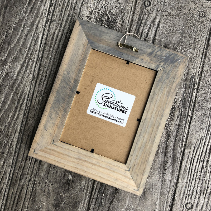 Gray Wood Matte Picture Frame