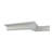 Endurathane Aria Crown Moulding, 11"H x 10 5/8"P x 15 3/8"F x 96"L, Factory Primed