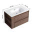 Meuble-lavabo mural avec lavabo en gel 30 po Mantu (bvb005530bno)